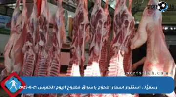 رسميًا.. استقرار أسعار اللحوم بأسواق مطروح اليوم الخميس 21-8-2025